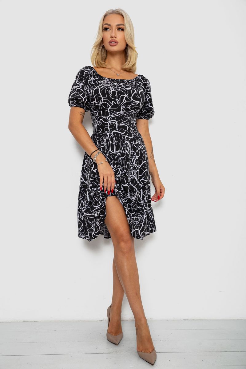 Платье софт с принтом