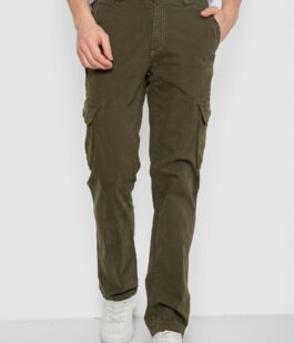 Штаны мужские с карманами, цвет хаки, 244R2078