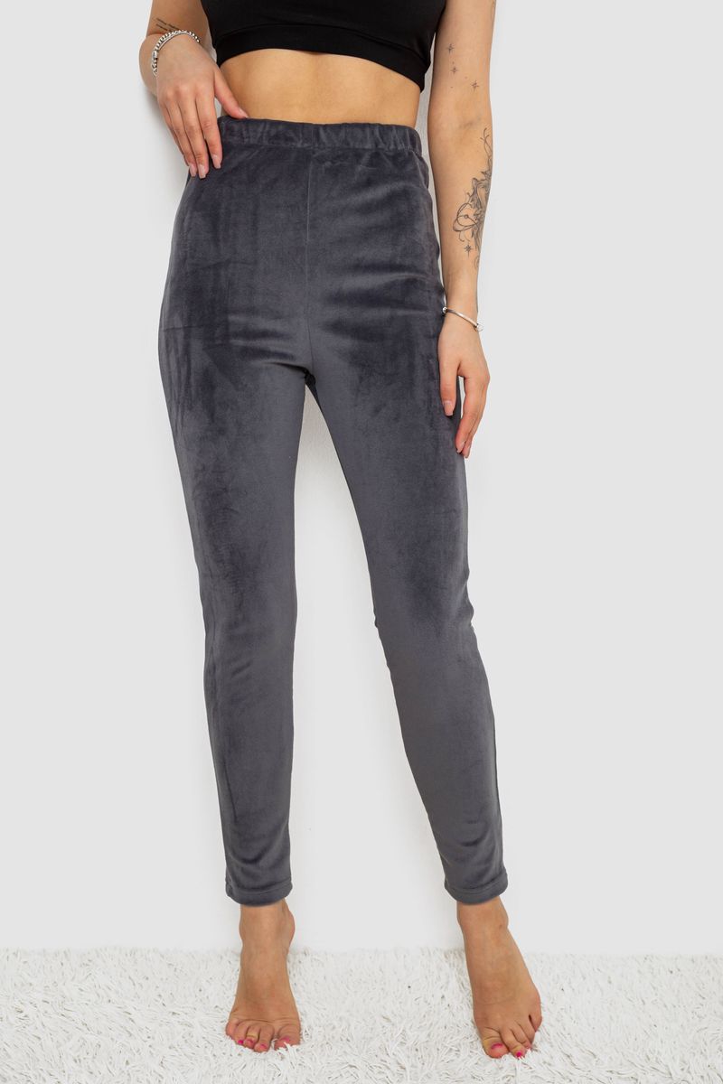 Лосины велюровые утепленные