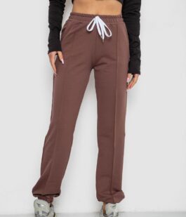 Спорт штани женские, цвет шоколад, 247R4670-1