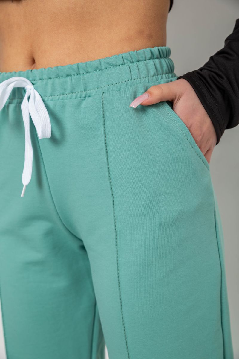 Спорт штани женские, цвет оливковый, 247R4670-1 — изображение 5