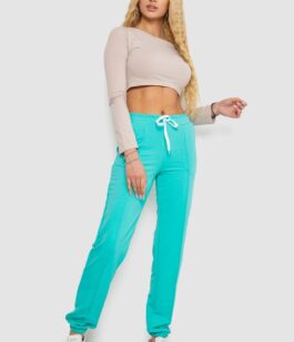 Спорт штани женские, цвет мятный, 247R4670-1