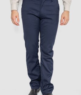Брюки мужские классические, цвет темно-синий, 244RFH307-2