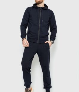 Спорт костюм мужской демисезонный, цвет темно-синий, 241R175