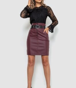 Блуза женская классическая гипюровая, цвет черный, 204R156