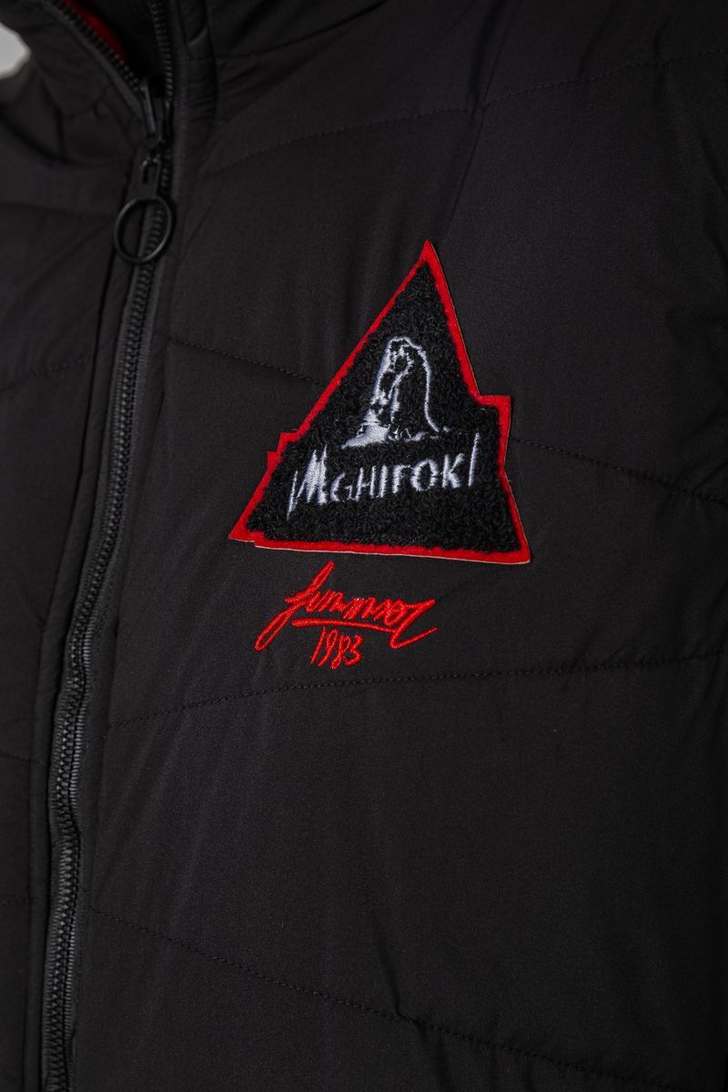 Жилетка мужская демисезонная двухсторонняя, цвет черно-красный, 244R99002 — изображение 6