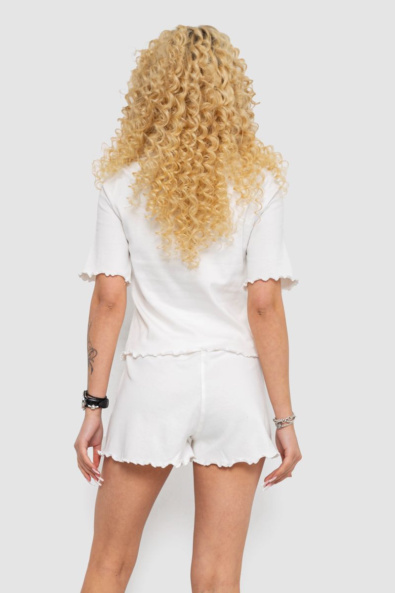 Пижама женская, цвет молочный, 102R371 — изображение 4