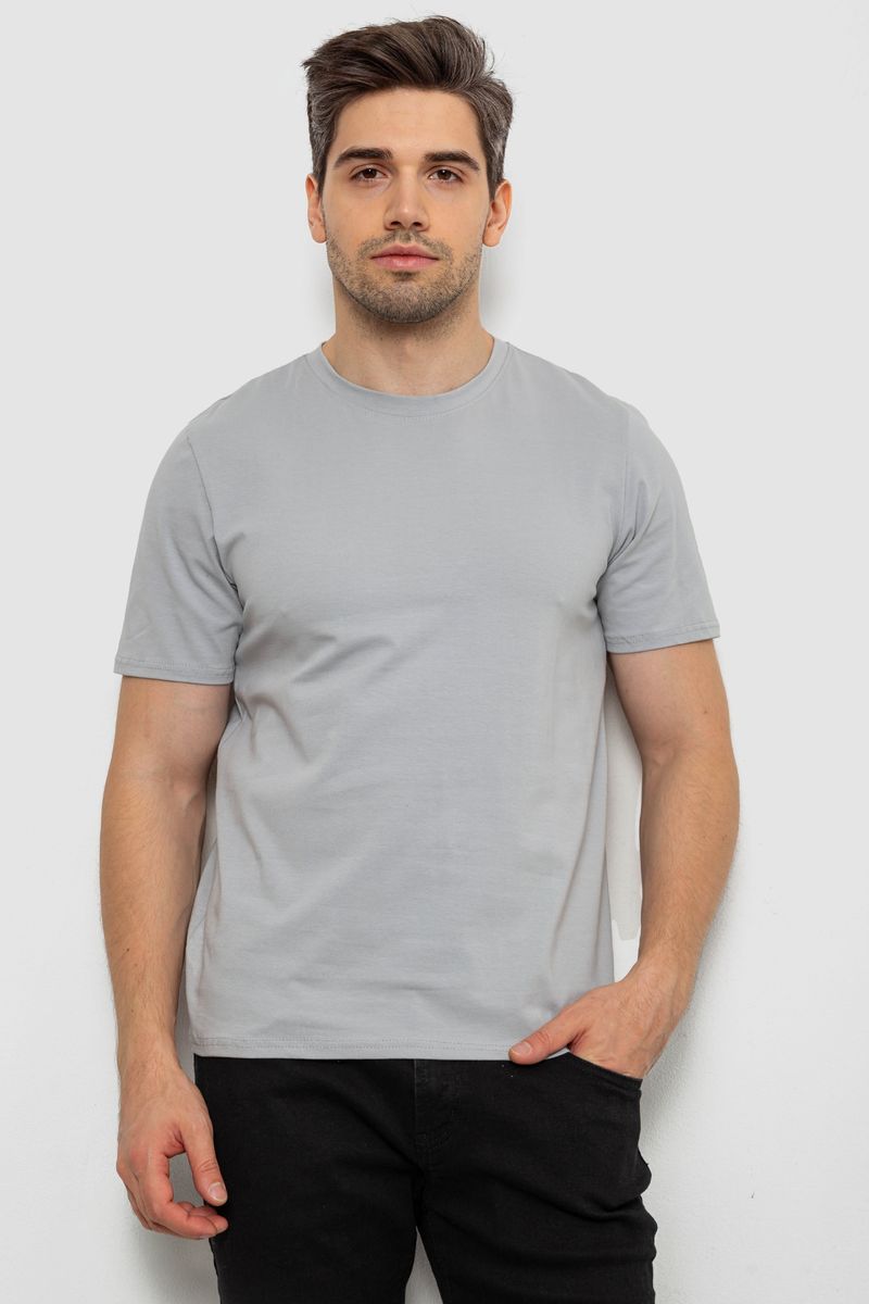 Футболка мужская однотонная