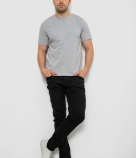 Футболка мужская однотонная, цвет светло-серый, 238R155