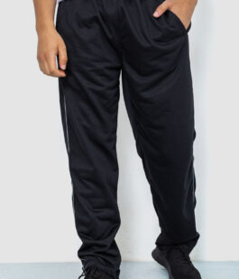 Спортивные штаны мужские, цвет черный, 244R0668