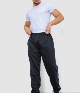 Спортивные штаны мужские, цвет черный, 244R0668