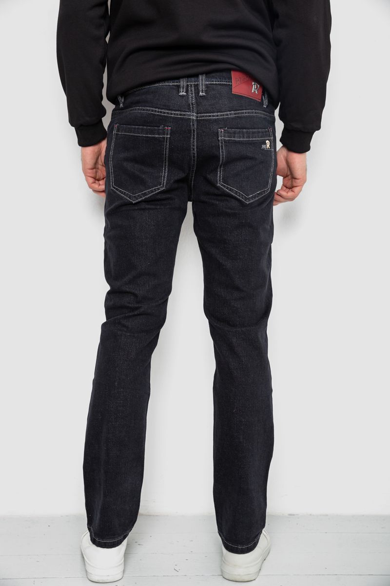 Джинсы мужские демисезонные, цвет черный, 243R8118 — изображение 4