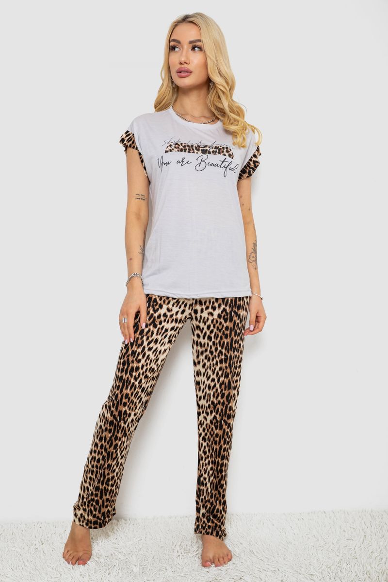 Пижама женская с принтом