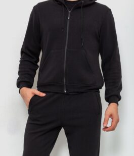 Спорт костюм мужский двухнитка, цвет черный, 119R200-5