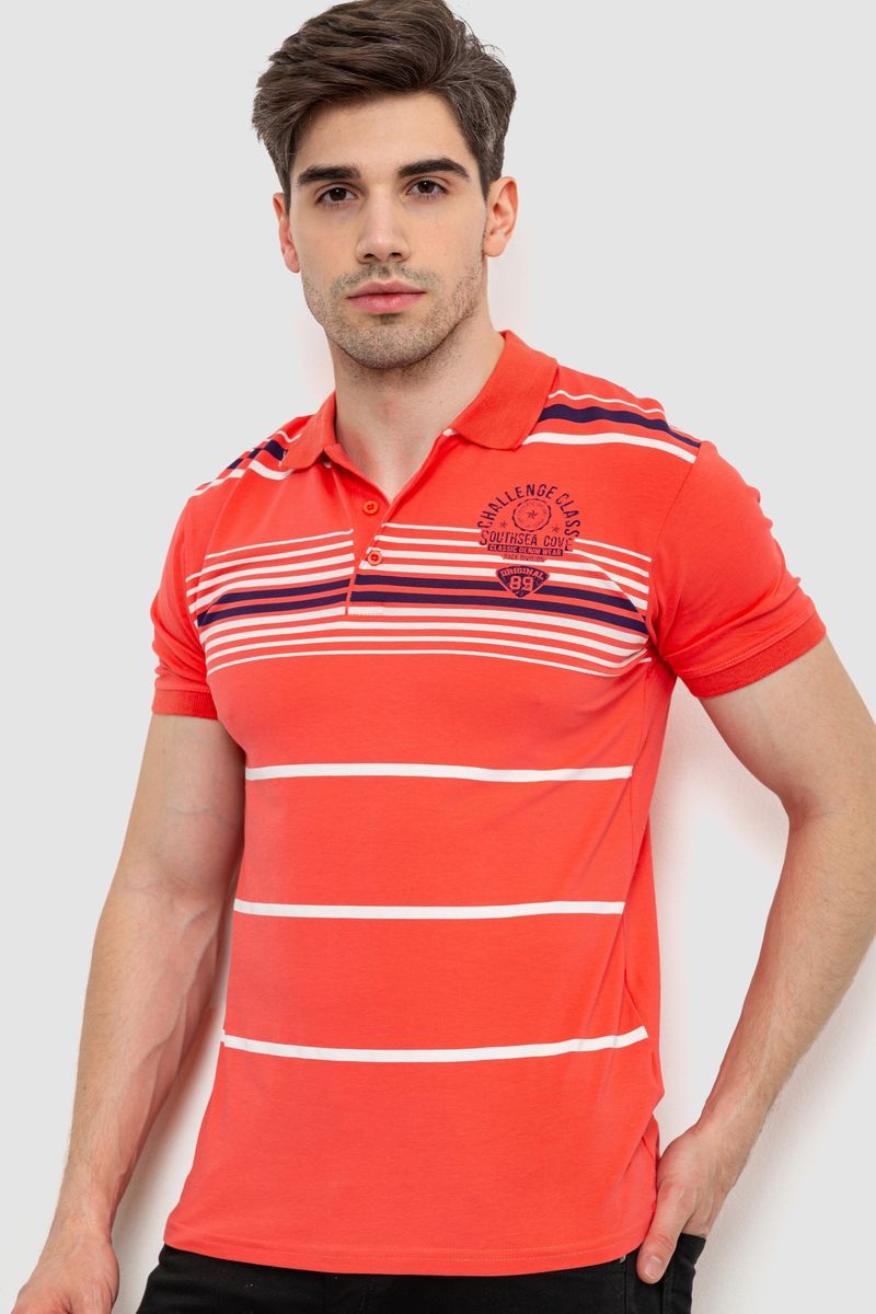 Поло мужское в полоску