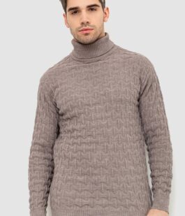 Гольф-свитер мужской, цвет мокко, 161R619