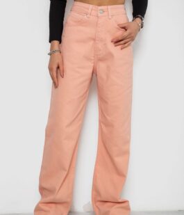Джинсы женские, цвет персиковый, 250R1852