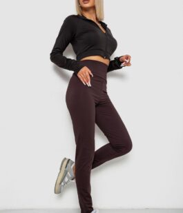 Лосины однотонные, цвет шоколадный, 238R58650