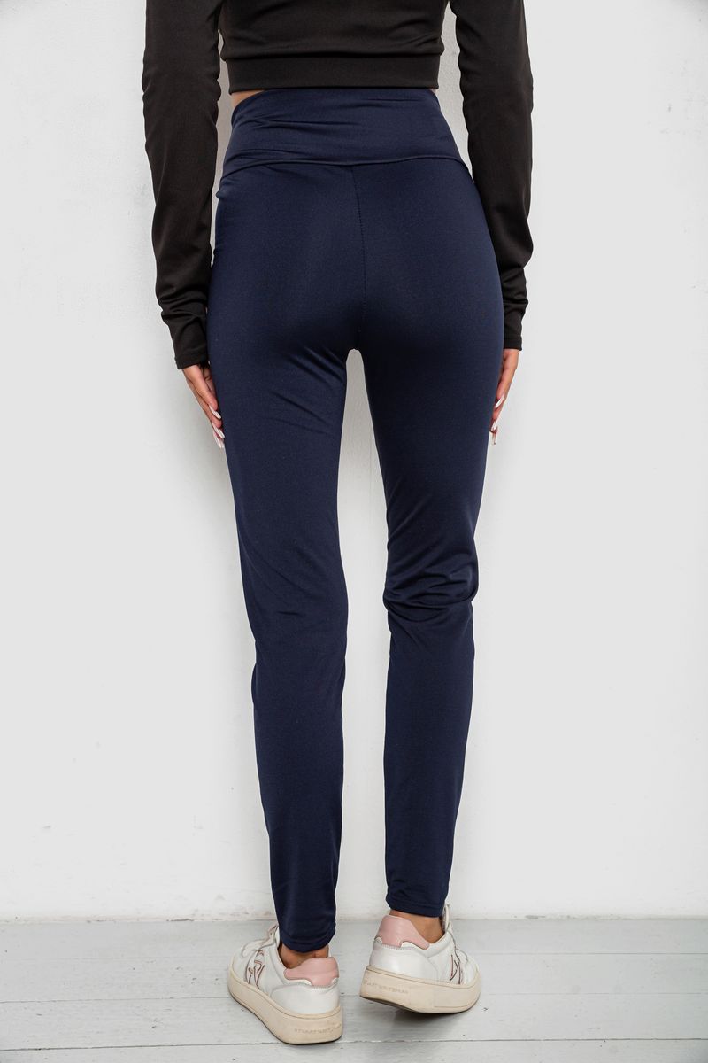 Лосины однотонные, цвет синий, 238R58650 — изображение 4