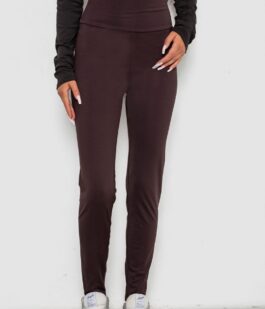 Лосины однотонные, цвет шоколадный, 238R58650