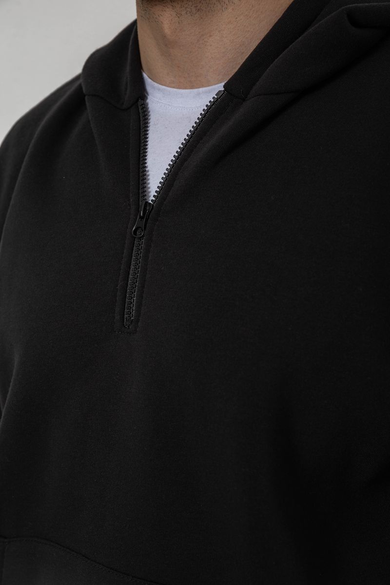 Спортивный костюм мужской на флисе., цвет черный, 238R030 — изображение 5