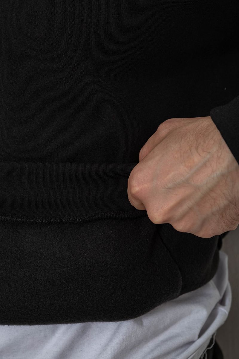 Спортивный костюм мужской на флисе., цвет черный, 238R030 — изображение 6