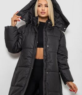 Куртка женская зимняя, цвет черный, 244R667