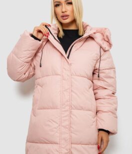 Куртка женская зимняя, цвет розовый, 244R667