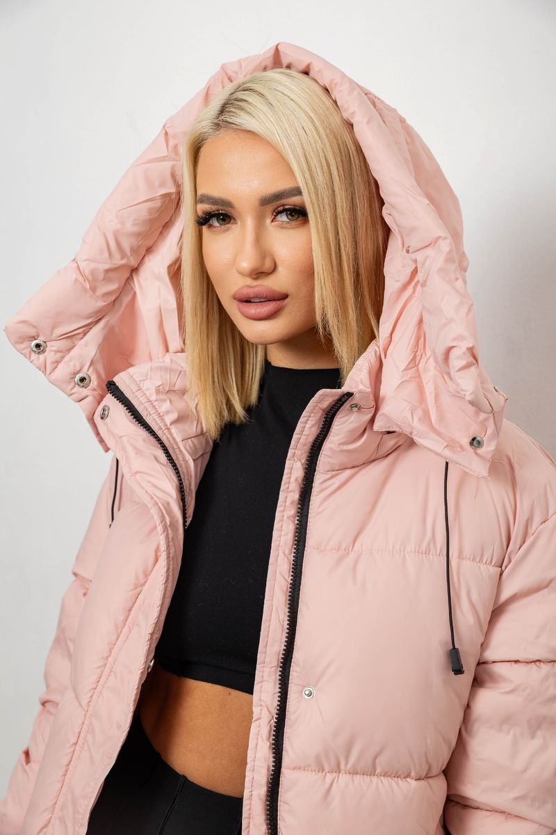 Куртка женская зимняя, цвет розовый, 244R667 — изображение 7
