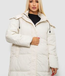 Куртка женская зимняя, цвет молочный, 244R667