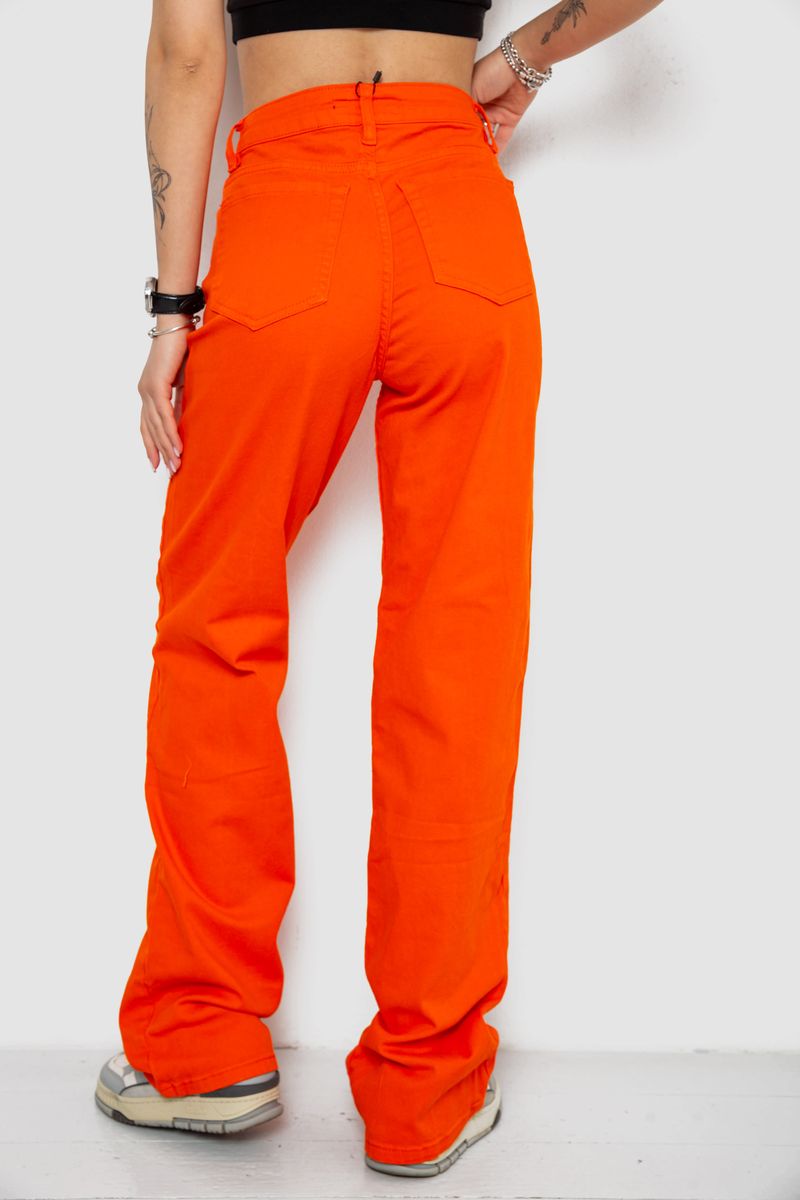 Джинсы женские, цвет оранжевый, 250R00160-1 — изображение 4