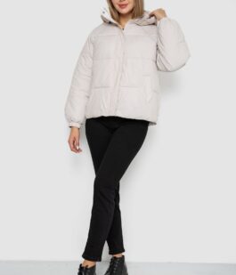 Куртка женская демисезонная, цвет светло-бежевый, 244R2025-5