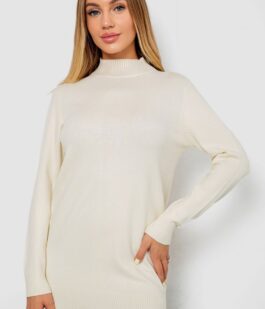 Свитер женский однотонный, цвет молочный, 244R5550