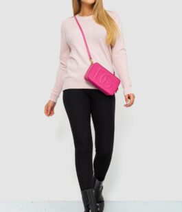 Кофта женский однотонный повседневный, цвет светло-розовый, 244R2033