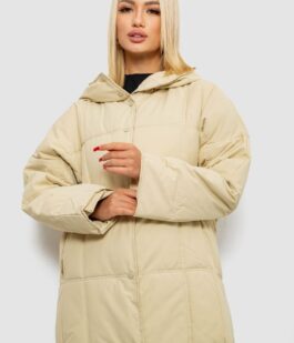 Куртка женская зимняя, цвет бежевый, 244R8832