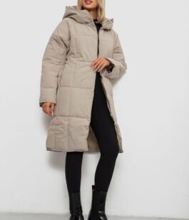 Куртка женская зимняя, цвет темно-бежевый, 244R8832