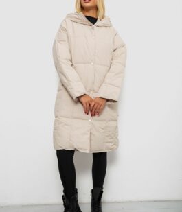 Куртка женская зимняя, цвет светло-бежевый, 244R8832