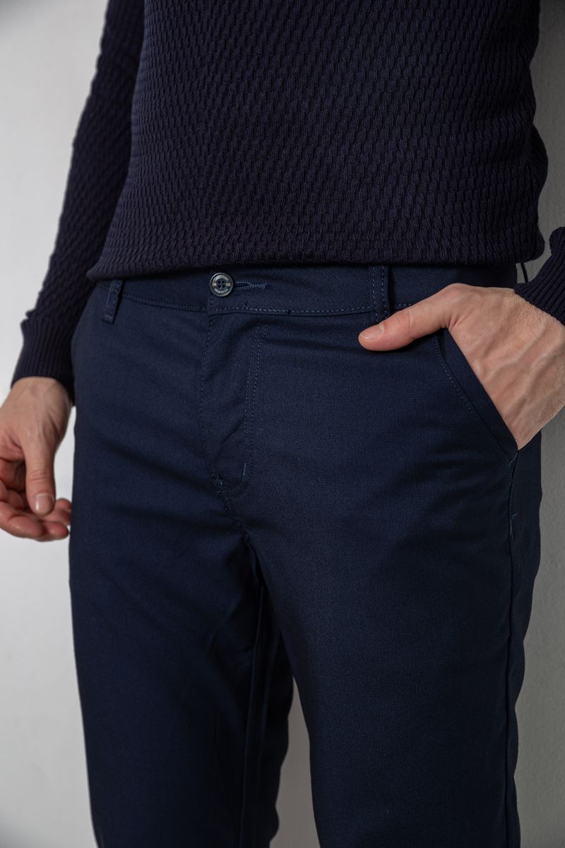 Брюки мужские, цвет темно-синий, 244R4203B — изображение 5