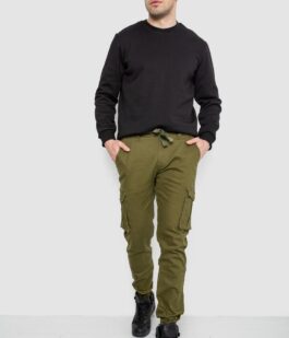 Штаны мужские карго, цвет хаки, 243R8081