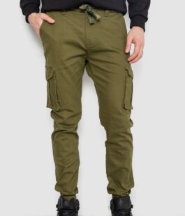 Штаны мужские карго, цвет хаки, 243R8081