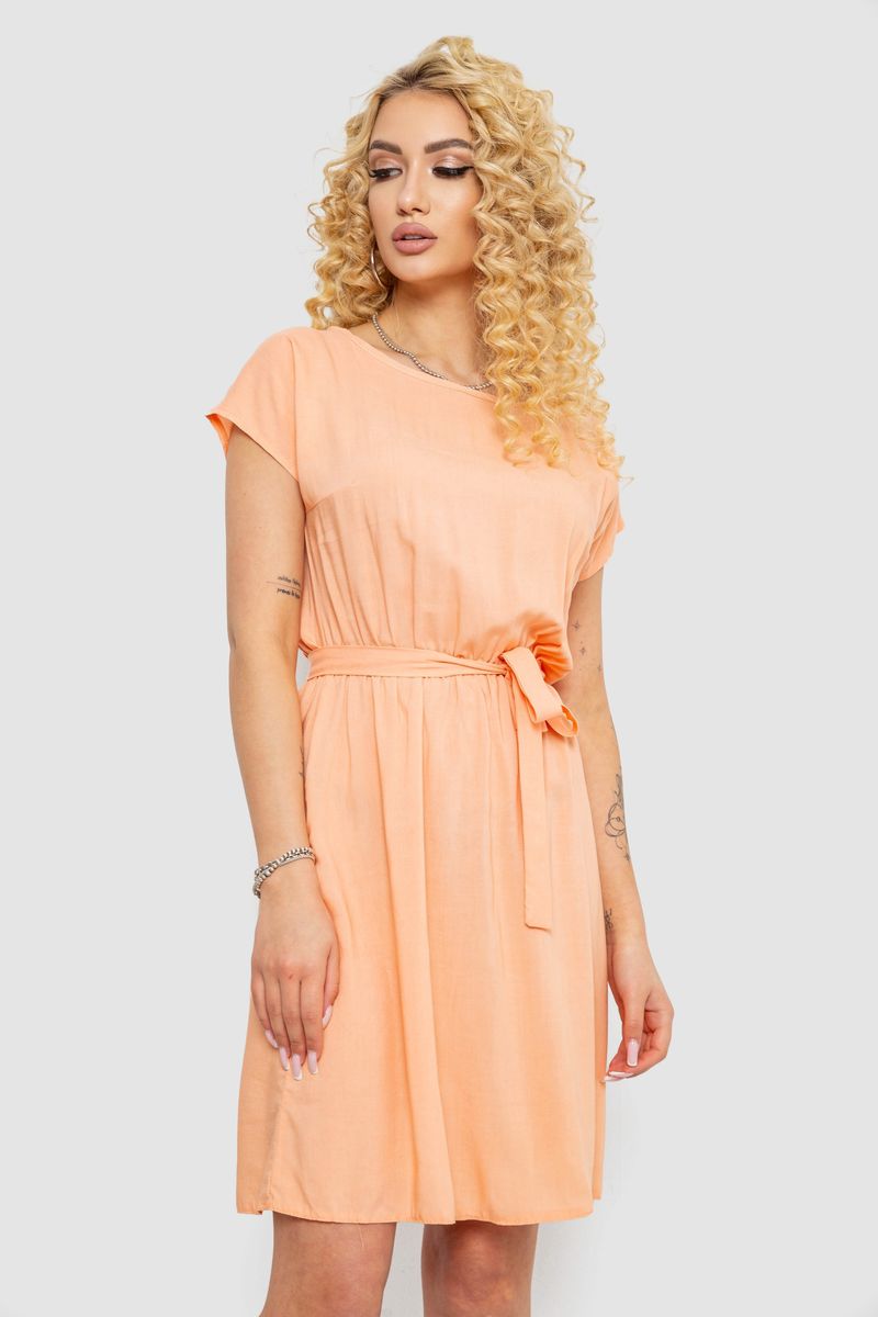 Платье однотонное