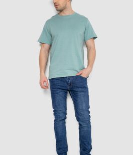 Футболка мужская базовая бельевая, цвет оливковый, 244R121