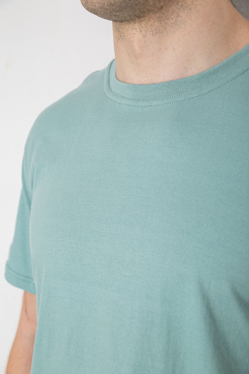 Футболка мужская базовая бельевая, цвет оливковый, 244R121 — изображение 5