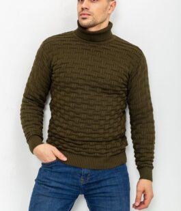 Свитер мужской, цвет хаки, 161R602