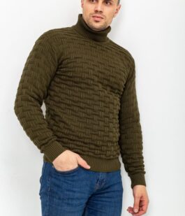 Свитер мужской, цвет хаки, 161R602