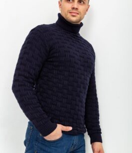 Свитер мужской, цвет черно-синий, 161R602