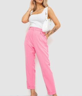 Брюки женские, цвет розовый, 244R260