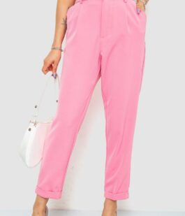 Брюки женские, цвет розовый, 244R260