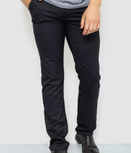 Брюки мужские, цвет черный, 244R4201