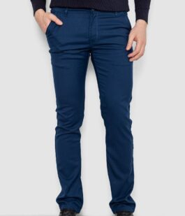 Брюки мужские, цвет синий, 244R4201